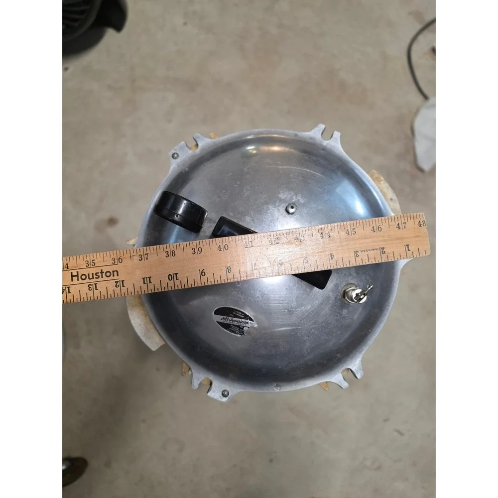 All-American Cast Aluminum Pressure Cooker Canner Vintage Wisconsin Foundry